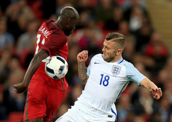 Jack Wilshere in action for England - pic: Mike Egerton/PA Wire.