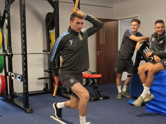 Jack Stacey is put through his paces at the Brache