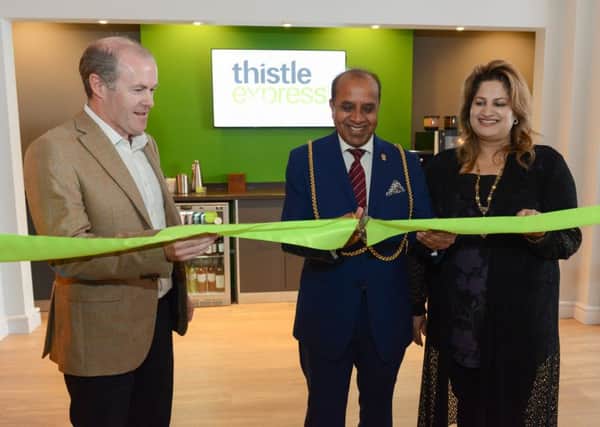 The Mayor of Luton offiically opened Thistle Express Luton, a new hotel in the town centre. Photo by Joanna Cross Photography