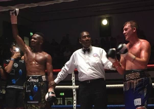 Linus Udofia takes the victory at York Hall