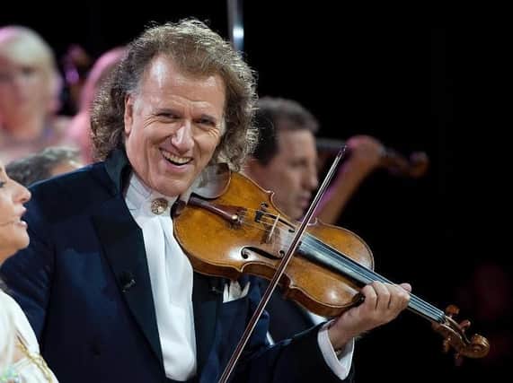 Andre Rieu's annual Maastricht concert is being screened at the Grove Theatre, Dunstable