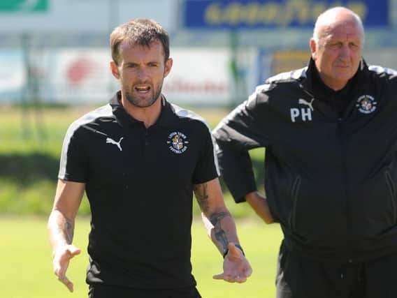 Nathan Jones will take his first team squad to Hitchin Town this evening