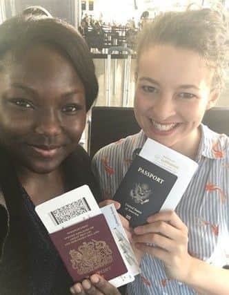 Dunola said: "Kate Cyr my US counterpart and I traveled together as she is based in London. We were coincidentally room mates in Munich as well. Her initiative will offer young female entrepreneurs free consultancy and training. She is a truly inspiring friend."