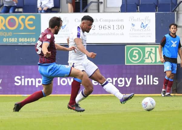 Hatters striker Isaac Vassell is out of contract next summer