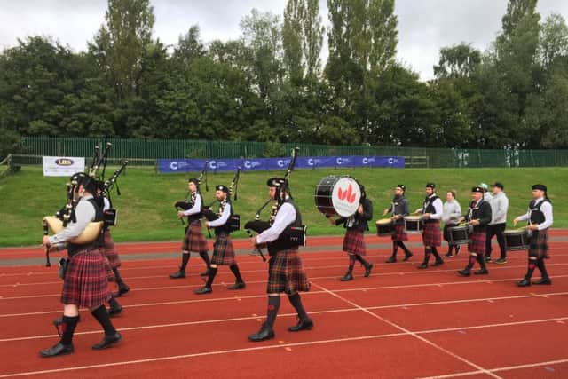 University of Bedfordshire Pipe Band.