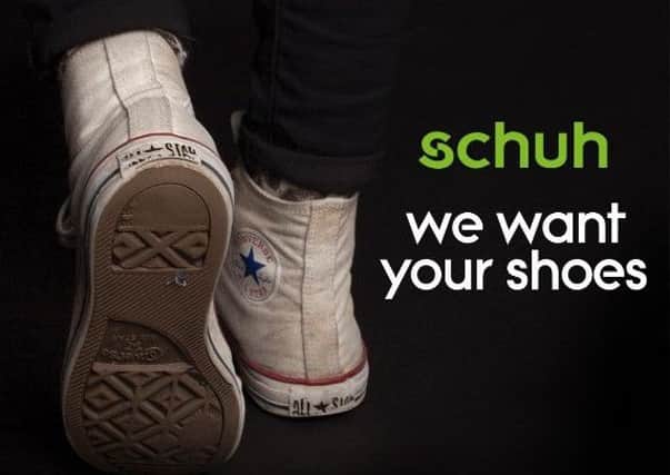 Schuh want your shoes to donate to charity