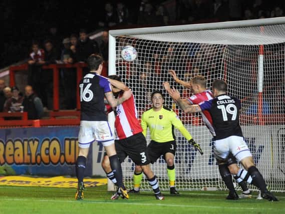 Luton go close against Exeter on Tuesday night