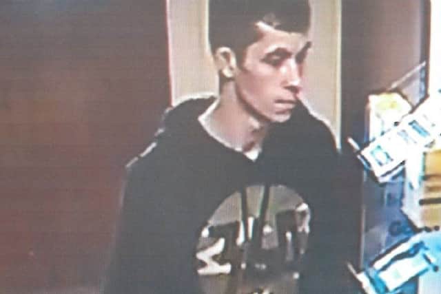 Police have issued a CCTV image of a man they would like to speak to